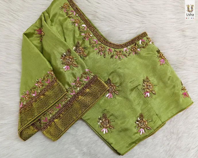 Bridal Maggam Work Blouse by Usha Designer Studio